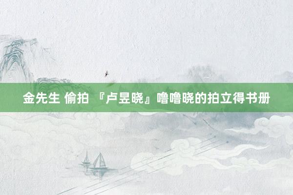 金先生 偷拍 『卢昱晓』噜噜晓的拍立得书册