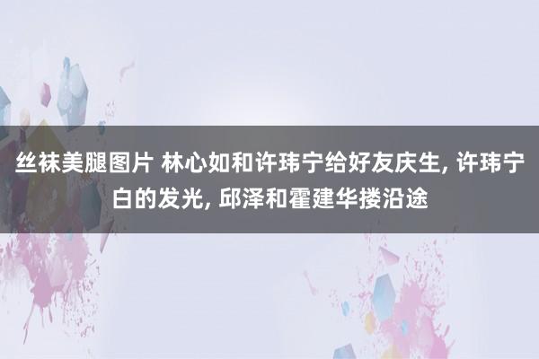 丝袜美腿图片 林心如和许玮宁给好友庆生， 许玮宁白的发光， 邱泽和霍建华搂沿途